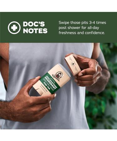 Dr. Squatch Natural Deodorant for Men 3 Pack Pine Tar Odor-Squatching Men's Deodorant Aluminum Free (2.65 oz 3 Pack) - Buy Online on GoSupps.com