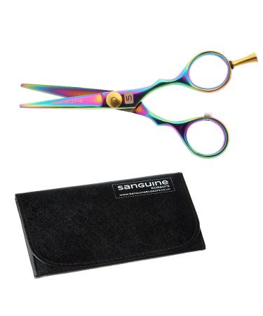 Titanium Moustache Beard Trimming Scissors Men Grooming Scissors - 4.5 inch