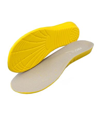 PRO 11 WELLBEING Ultra Soothers Memory Foam Orthotic Insoles for Heel Pain and Fallen Arches 8/12 UK
