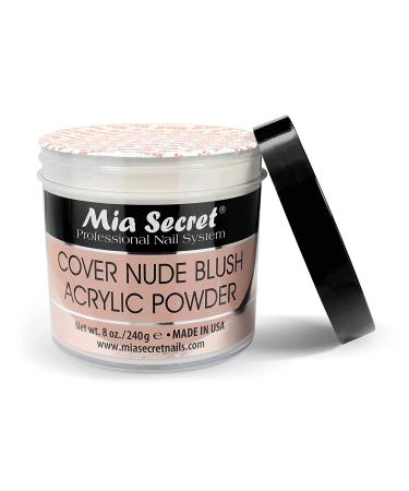 Mia Secret Cover Nude Blush Acrylic Powder 8oz - Professional Nail Salon Quality - Buy Online on GoSupps.com