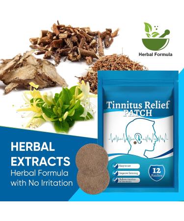 Natural Herbal Tinnitus Relief Patches for Ringing Ears & Hearing Loss | Ear Pain Relief & Improved Hearing - Buy Online on GoSupps.com