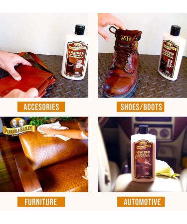 Parker Bailey Leather Cleaner & Conditioner - 16oz | For Shoes, Car, Furniture, Boots & Handbags - Buy Online on GoSupps.com