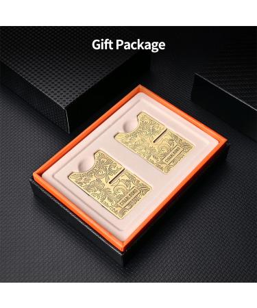 CIGARLOONG Cigar Stand Stainless Steel Foldable Travel Cigar Holder with PU Pouches(Gold) - Buy Online on GoSupps.com