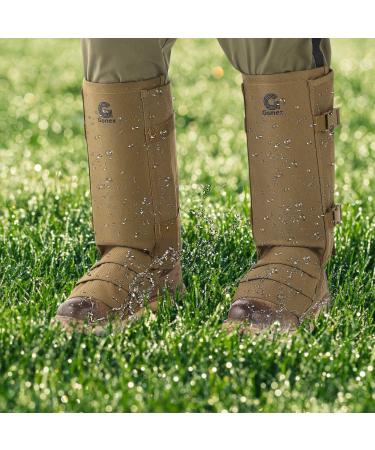 Gonex Snake Gaiters - Waterproof Snake Guards for Men & Women | Snake Bite Protection for Lower Legs - Adjustable Size - Buy Online on GoSupps.com