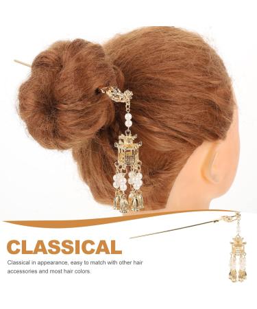 LALAFINA Lighthouse Hairpin Candy Wrappers for Chocolate Hair Bun Stick Hair Bun Holder Chinese Lantern Hair Stick Women Hair Pin Hair Bun Pin Miss Korean Metal Pan Hair Artifact - Buy Online on GoSupps.com