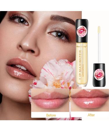 Cozzo Lip Plumper Serum - Vitamin E, Transparent Toot Lip Oil, Moisturizing Gloss for Plump Lips & Reduce Fine Lines (1 PCS) - Buy Online on GoSupps.com