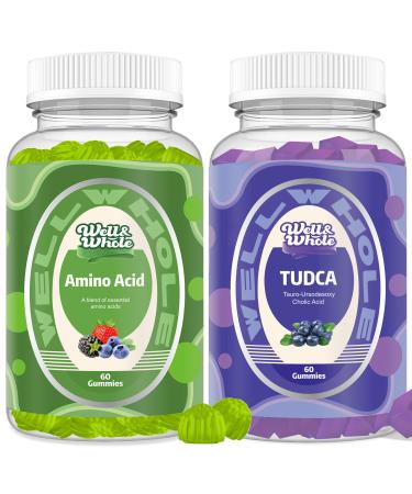 Well&Whole EAA Gummies and TUDCA 1000mg Gummies with Milk Thistle 500mg