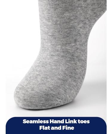 Shihanee 5 Pairs Seamless Sensitivity Socks - Over The Calf Sensory Friendly Medical Boot Sock for Adults | Comfortable Orthopedic Boot Liner - Buy Online on GoSupps.com