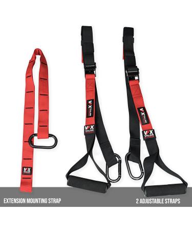 Valor Fitness Adjustable Suspension Straps | Portable Full Body Strength Training Gym - Shop Now - Buy Online on GoSupps.com