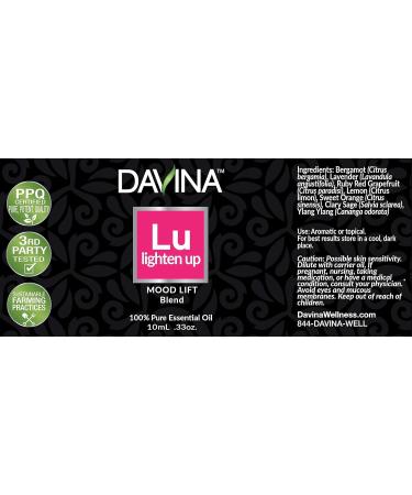 Lighten Up Essential Oil Blend Rollerball 10ml by Davina - Buy Online on GoSupps.com