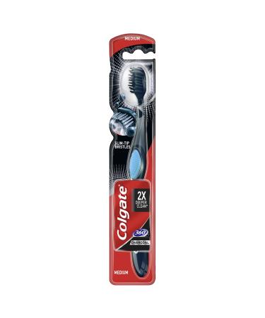 Colgate 360 Activated Carbon Toothbrush 6-pack (6 pieces) - Buy Online on GoSupps.com