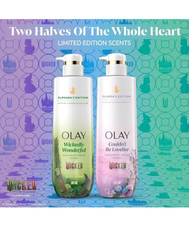 Olay Body Wash for Women Couldn't Be Lovelier Glinda's Edition Intensely Hydrating & Renewing Pro-Hyaluronic Acid Serum & Vitamin B3 All Skin Types Raspberry & Bubbles Scent 20 fl oz (Pack of 2) - Buy Online on GoSupps.com