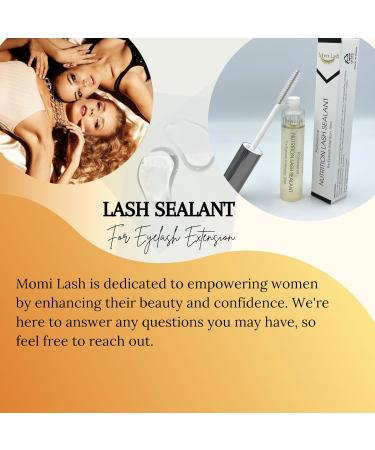 Buy Long-Lasting Eyelash Extension Sealant | 10ml Clear Seal for Cluster & DIY Lashes 14-Day Protection - Buy Online on GoSupps.com