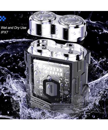 Self-Sharpening Beard Trimmer for Men | LED Display Wet & Dry Zinc Alloy 800mAh Battery Perfect Gift & Travel Size (Black - Buy Online on GoSupps.com