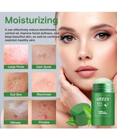 Hello Sunshine Green Tea Mask Stick Blackhead Remover - Purifying Deep Pore Cleansing 2 Pack - Buy Online on GoSupps.com