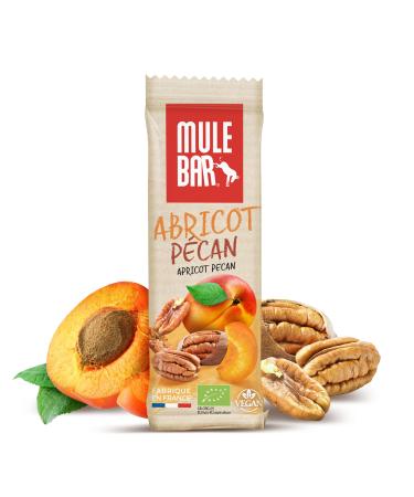 Mulebar - Energy Bar - Apricot - Pecan - 40g - Organic - Vegan - Made in France