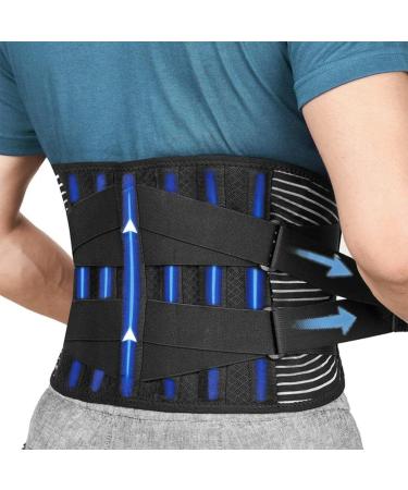 RUNSIBA Back Lumbar Support Belt Medical Waist Orthopedic Brace Posture Men Women Corset Spine Decompression Waist Trainer Pain Relief Back XL