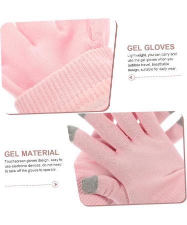 minkissy 1 Pair Pink Gloves Gel Hand Moisturizing Gloves Hand Lotion Gloves Hand Moisturizer Gloves Lotion Moisturizing Gloves Moisturizing Gloves for Women Cotton Ordinary Essential Oil 21x14cm Pink - Buy Online on GoSupps.com