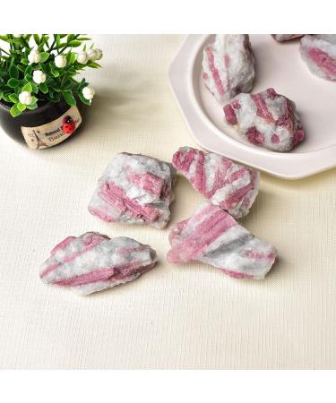 1pc Natural Pink Tourmaline Crystal Mineral Irregular Rough Stone Specimen Rock for Home Fish Tank Decoration Household (Color : Tourmaline 1pc Size : 25-45g) 25-45g Tourmaline 1pc - Buy Online on GoSupps.com