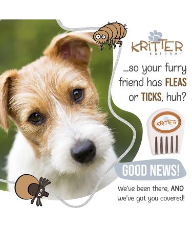 Kritter Katcher Flea & Tick Grooming Comb: Effective Pet Care Tool - Buy Online on GoSupps.com