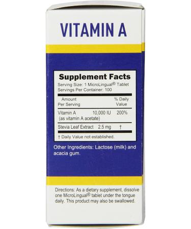 Superior Source Vitamin A 10,000 IU - 100 Count | High Potency Supplement - Buy Online on GoSupps.com
