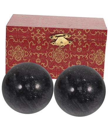 Lurrose 2st massage-baoding balls Muscle Baoding Balls Domecation of the Gunkel Hand Exercise Baoding Balls Glock Play Acupunctive massage Hand massage Handball fingers Jade Older Hockey Backer