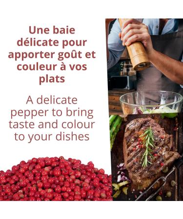 Pink berries - organic - 30 g - Jar - Buy Online on GoSupps.com