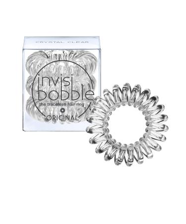 Invisibobble Original Hair Ties - Crystal Clear 3 Pieces | International Shipping Available - Buy Online on GoSupps.com