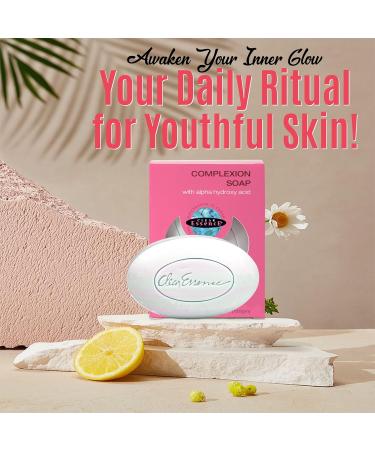 Clear Essence Anti-Aging Complexion Soap - Alpha Hydroxy Acid Exfoliating Bar for Acne & Aging - Dermatologist Tested for All Skin Types (5 Oz - Buy Online on GoSupps.com