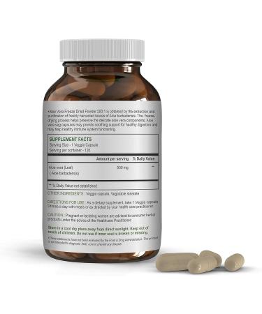 HERBAL HILLS Senna Capsules 120 & Aloe Vera Capsules 120 Count for Healthy Digestion and Detoxification Combo (Pack of 2) 240 Count - Buy Online on GoSupps.com