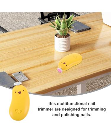 PATKAW 1 Set Electric Nail File Baby Nail Clipper Electric Nail Trimmer Nail File Kit with Grinding Heads 8.50X4.50X2.00CM - Buy Online on GoSupps.com