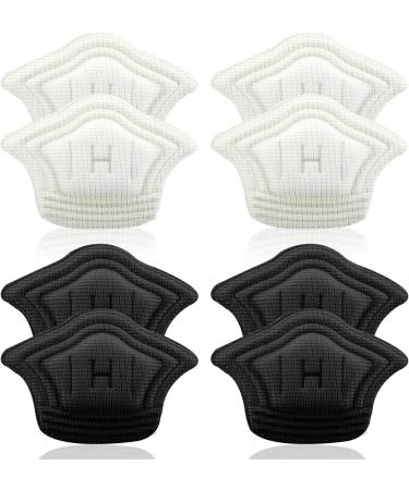 Shop WLLHYF 4 Pairs Self-Adhesive Heel Pads - Anti-Blister Cushion Inserts for Loose Shoes (Black & Apricot) - Universal Fit for Men & Women - Buy Online on GoSupps.com
