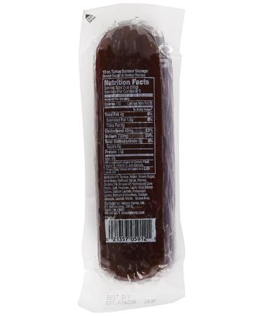 Hickory Farms Turkey Summer Sausage 10 oz - Gourmet Delight for Savory Snacking - Buy Online on GoSupps.com