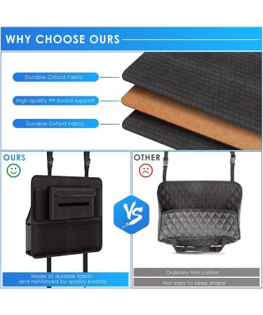 Aplker Auto Organizer - Versatile Car Seat Storage Bag for Snacks Wallets & Drinks | Front & Back Seat Organizer - Buy Online on GoSupps.com