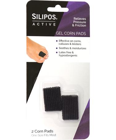 Active Gel Corn Pads - One Size fits All x Pack of 2 | Silipos Brand - Buy Online on GoSupps.com