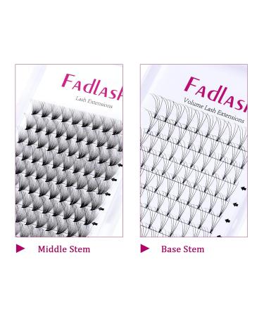 20D 0.07mm D Curl Premade Fan Eyelashes - 12mm Russian Eyelash Extensions for Stunning Volume - Buy Online on GoSupps.com