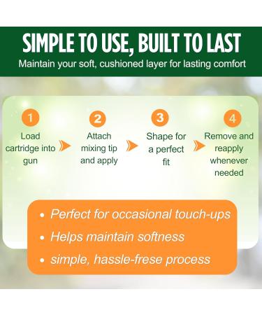 E&E Upper and Lower Denture Soft Reline Kit - Buy Online on GoSupps.com