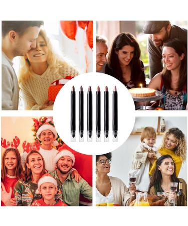 Gitekain Shimmer Eyeshadow Stick Eyeshadow Stick 6 Colors Eyeshadow Pencil Crayon Bleach Shimmer Smudgeproof Eyeshadow Stick Eye Brightener Pencil for Women - Buy Online on GoSupps.com