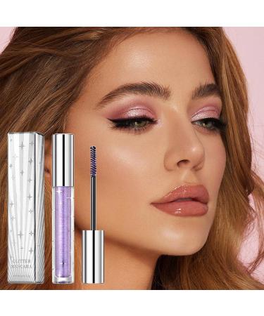 Eyelash Enhancer Women Long Lash Mascara Curling Glittery Waterproof Mascara Eyelash Lengthening and Volumizing with Glitter Effect 3.2gx27.5g Multicolore - Buy Online on GoSupps.com