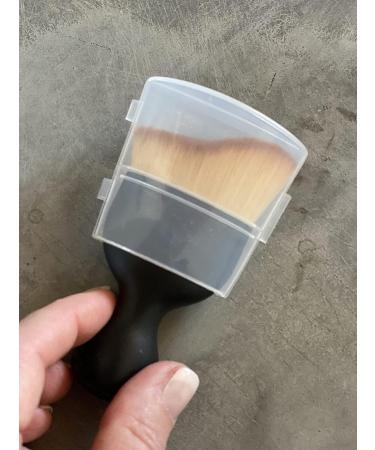 SunScreen Facial Cream Application Brush | Full Coverage Soft Brush with Protective Case - Buy Online on GoSupps.com