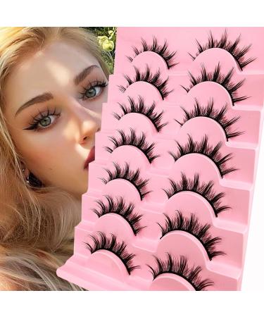 7 Pairs Manga False Eyelashes - Natural Look Anime & Cosplay Lashes 15mm Faux Mink Spiky Fake Lashes - International Shipping Available! - Buy Online on GoSupps.com