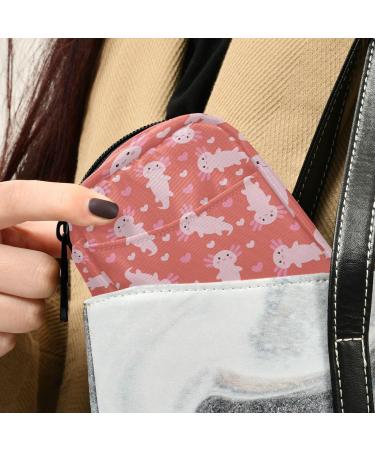 Buy Pfrewn 7-Day Pill Organizer Case - Cute Cartoon Axolotl Red Travel Pill Box | Portable Weekly Vitamin & Medicine Holder - Buy Online on GoSupps.com