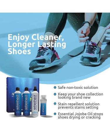 Shoe Cleaning Kit - Clean Suede, Leather, Nubuck, Canvas, and Mesh Shoes - 8 Ounce - All Sneaker Types - Buy Online on GoSupps.com