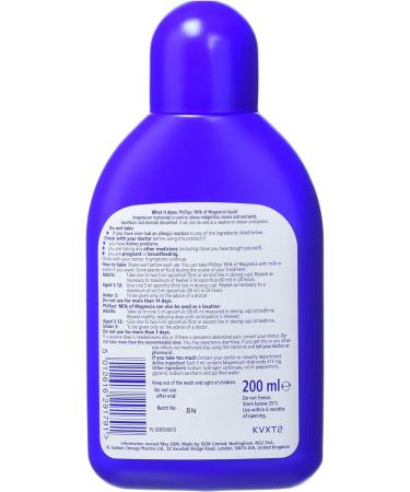 MILK OF MAGNESIA Phillips Multicoloured Mint 200ml - Fast Relief for Indigestion - Buy Online on GoSupps.com