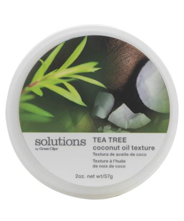GREAT CLIPS Solutions Tea Tree Coconut Oil Texture 2oz | Texturizing & Styling | Pliable Hold | Great for Dry  Coarse Hair