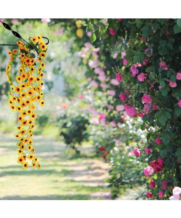 Cabilock 1 String Simulation to Japan Eucalyptus Flowers Decoration Sunflower Rattan Prop Vine - Buy Online on GoSupps.com