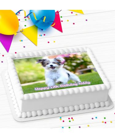 YOUR OWN PHOTO IMAGE BIRTHDAY PARTY ICING EDIBLE COSTCO CAKE TOPPER DECORATION PX744 - Buy Online on GoSupps.com
