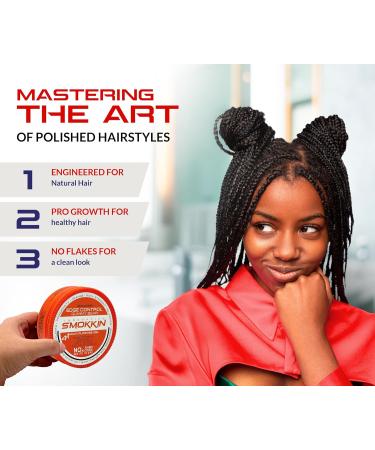 Professional 4 in 1 Multi-Purpose Hair Wax for 4C & Natural Hair - Ideal for Braids Edges Twists Locs | Gummy Bear 5.09 Fl oz - International Shipping Available - Buy Online on GoSupps.com