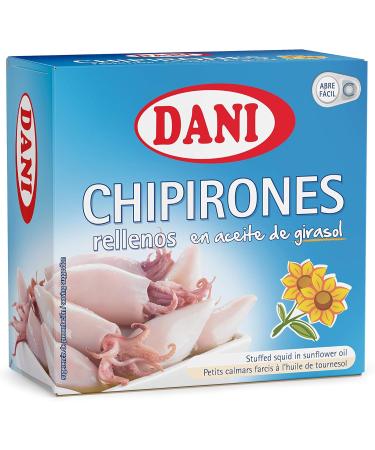 Dani - Squid Stuffed with Sunflower Oil 4 x 148 gr - Buy Online on GoSupps.com
