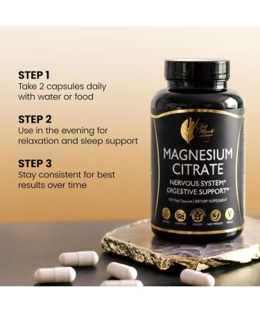 Coc March N.M.D Magnesium Citrate 500mg per Serving, Gluten Free, Supports Sleep, Digestive Health, Muscle Function & Relaxation, High Absorption, Non-GMO, 150 Capsules - Buy Online on GoSupps.com